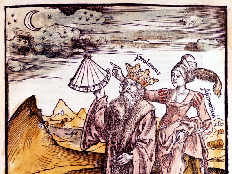 Ptolemy, Alexandrian Greek astronomer and geographer, 1508. Ptolemy (Claudius of Ptolemaeus) (c100-c...