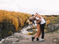 Plan the perfect fall couple photoshoot amongst the changing leaves. 