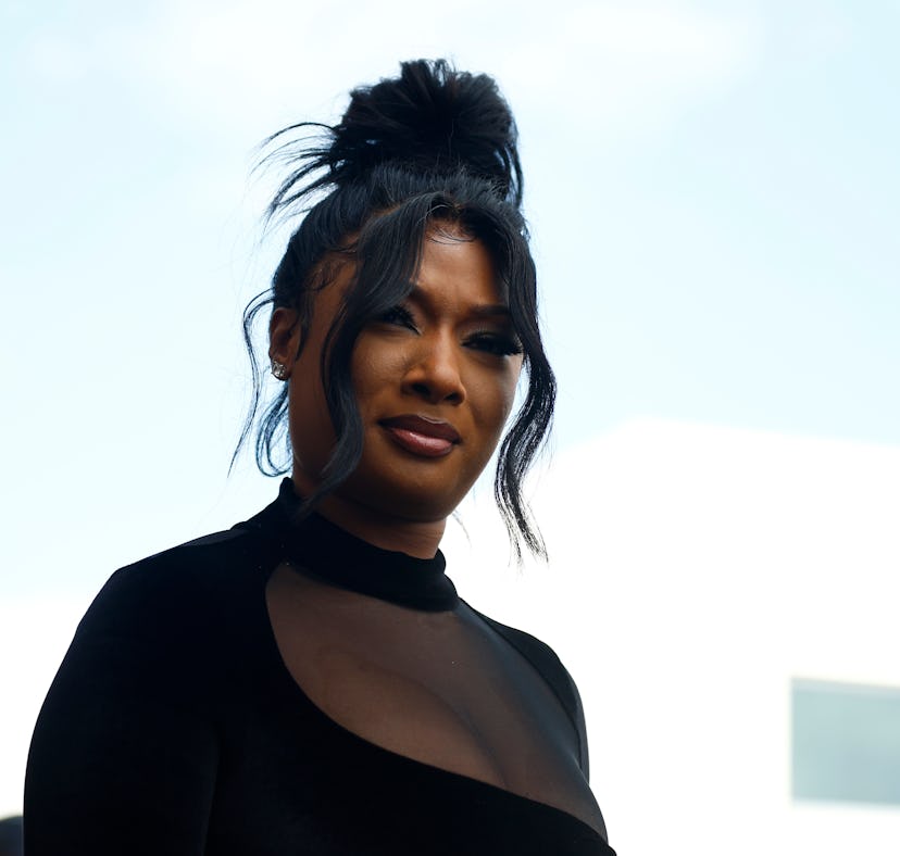 Megan Thee Stallion, whose graduation 2021 cap is iconic.
