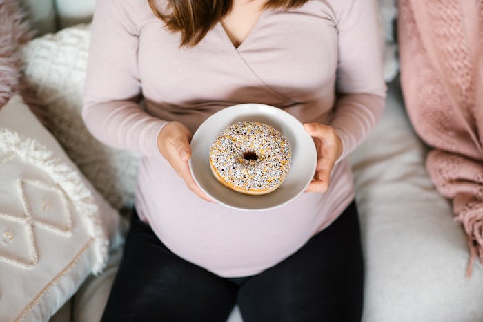 A husband got very protective of his pregnant wife's snacks.