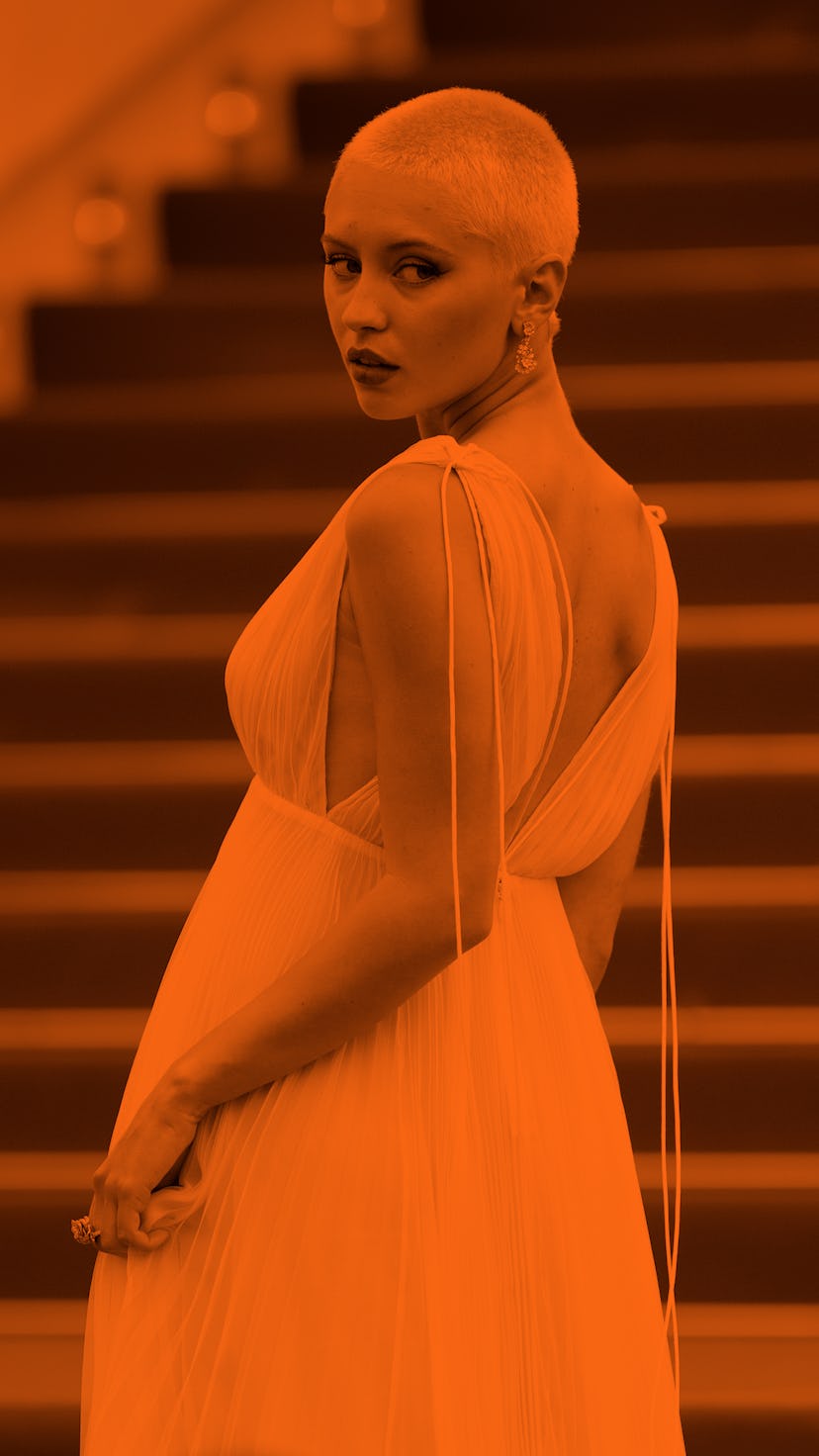 CANNES, FRANCE - JULY 12: Iris Law attends the "The French Dispatch" screening during the 74th annua...