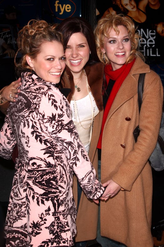 Bethany Joy Lenz, Sophia Bush and Hilarie Burton of 'One Tree Hill.' Photo via Brian ZAK/Gamma-Rapho...