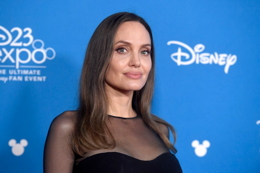 ANAHEIM, CALIFORNIA - AUGUST 24: Angelina Jolie attends Go Behind The Scenes with Walt Disney Studio...
