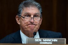 UNITED STATES - OCTOBER 19: Chairman Joe Manchin, D-W.Va., conducts a Senate Energy and Natural Reso...