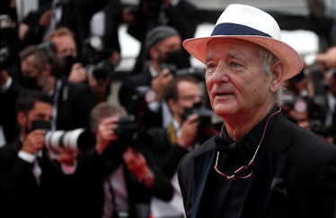 U.S. actor Bill Murray arrives for the screening of "The French Dispatch" at the 74th Cannes Film Fe...
