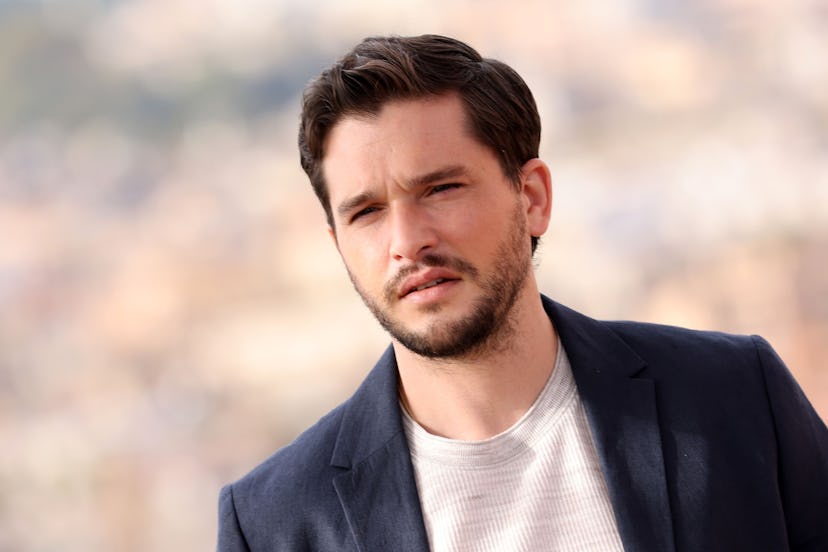 Kit Harington attends the 'Eternals' photocall in Rome, Italy, in October 2021. 