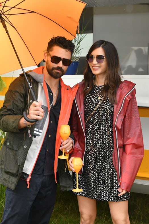 Dominic Cooper and Gemma Chan attend the Veuve Clicquot Champagne Garden during Wilderness Festival ...