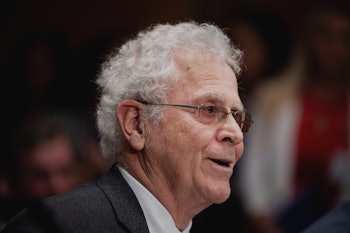 Homer Hickam, Author, of Rocket Boys, speaks during a hearing of the Senate Commerce Subcommittee on...