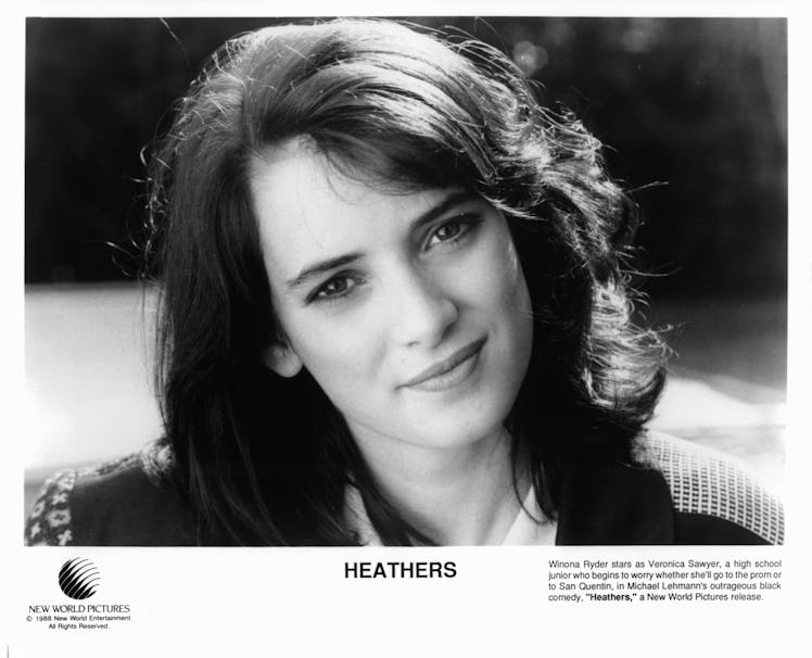 Winona Ryder starring in the film 'Heathers', 1988. (Photo by New World Pictures/Getty Images)