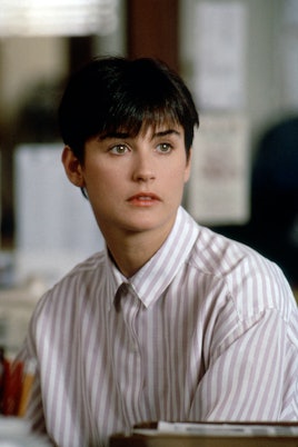 American actress Demi Moore on the set of Ghost, directed by Jerry Zucker. (Photo by Paramount Pictu...