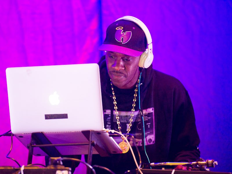 LONDON, ENGLAND - JANUARY 18: DJ Symphony of Wu-Tang Clan performs with Raekwon during Beat Horizon ...