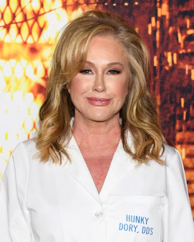 HOLLYWOOD, CALIFORNIA - OCTOBER 12: Kathy Hilton attends the Costume Party Premiere Of "Halloween Ki...