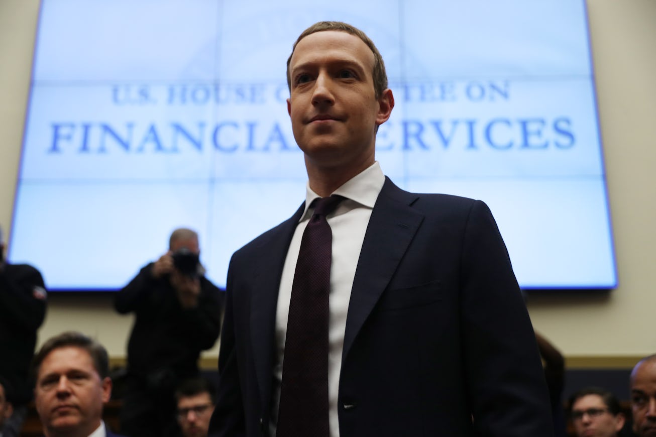 WASHINGTON, DC - OCTOBER 23: Facebook co-founder and CEO Mark Zuckerberg arrives to testify before t...