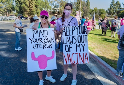 Here are the 16 best signs from the abortion rights marches on Oct. 2.
