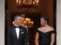 Michelle Obama celebrated her 29th anniversary with Barack Obama by sharing a throwback photo on Ins...