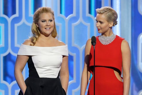 BEVERLY HILLS, CA - JANUARY 10: In this handout photo provided by NBCUniversal, Presenters Amy Schu...