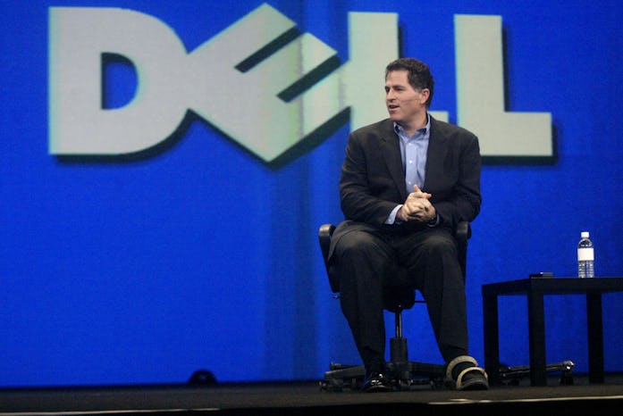dell017_suzuki.JPG Michael Dell, Chairman and CEO of Dell, speaks as the sponsor keynote at Oracle W...