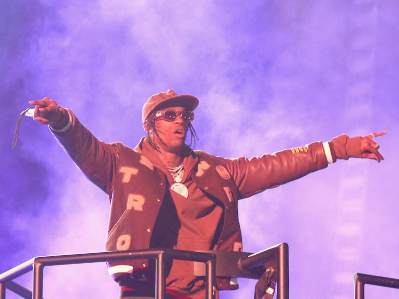 HOUSTON, TEXAS - NOVEMBER 09: Travis Scott performs in concert during his second annual Astroworld ...