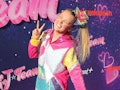 PASADENA, CALIFORNIA - SEPTEMBER 03: JoJo Siwa attends a drive-in screening and performance for the ...