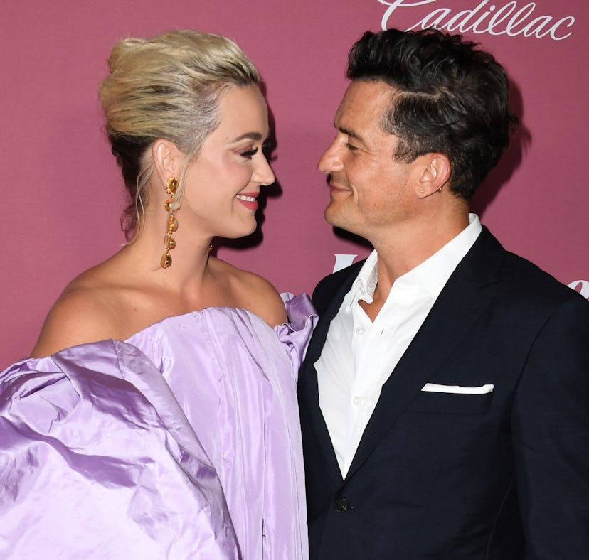 Katy Perry and Orlando Bloom attend Variety's Power Of Women: Los Angeles Event on September 30, 202...