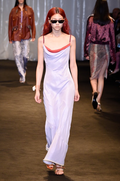hoyeon jung walks the runway for louis vuitton womenswear fall