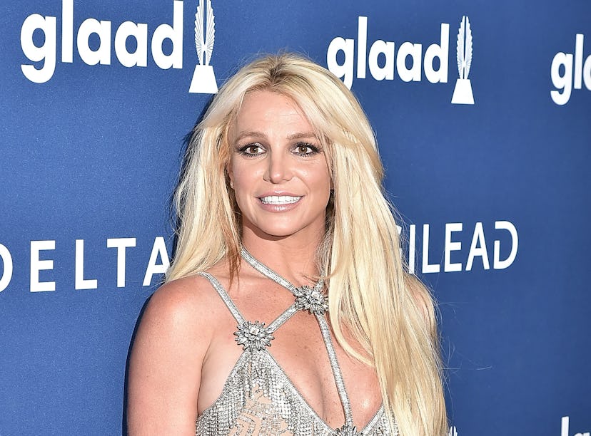 BEVERLY HILLS, CA - APRIL 12:  Britney Spears attends the 29th Annual GLAAD Media Awards - Arrivals ...