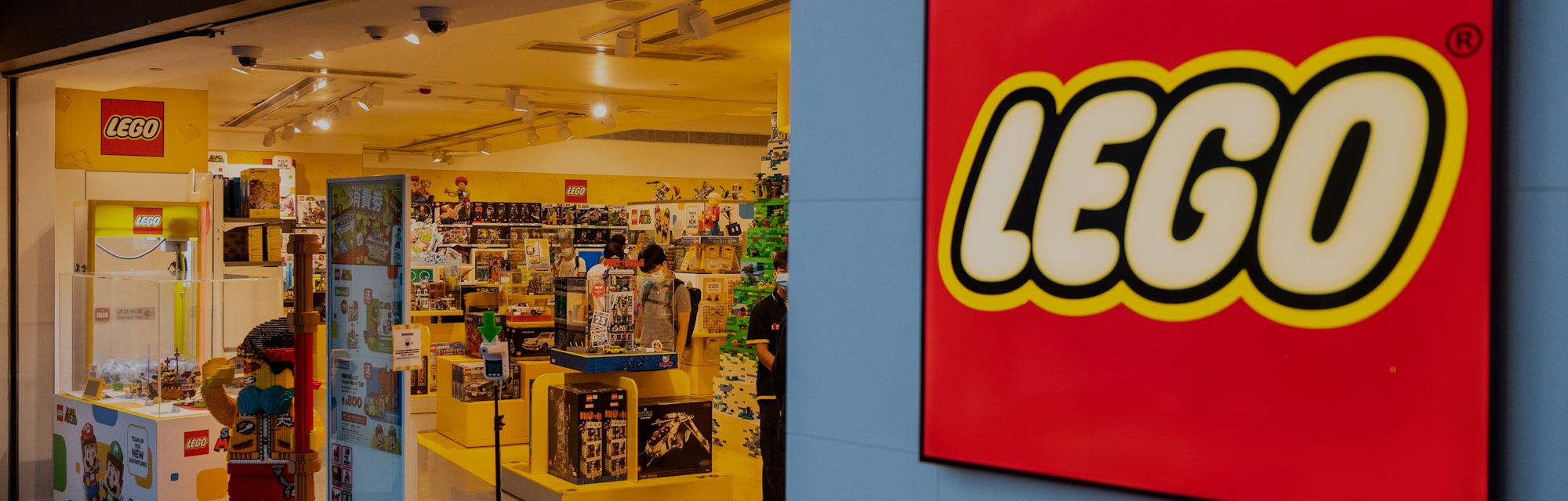 HONG KONG, CHINA - 2021/08/23: Danish toy brand Lego official store seen in Hong Kong. (Photo by Bud...