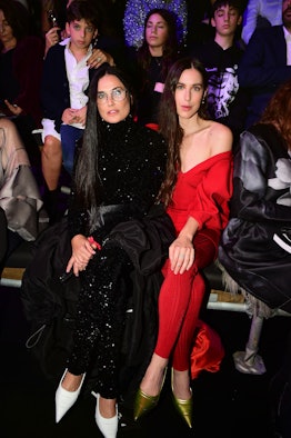 Demi Moore and Scout LaRue Willis attend the "Love Brings Love" Show – In Honor Of Alber Elbaz By AZ...