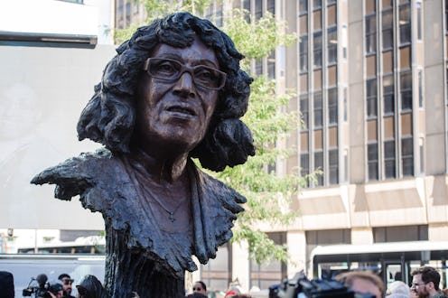 A statue of Betty Campbell MBE in Cardiff