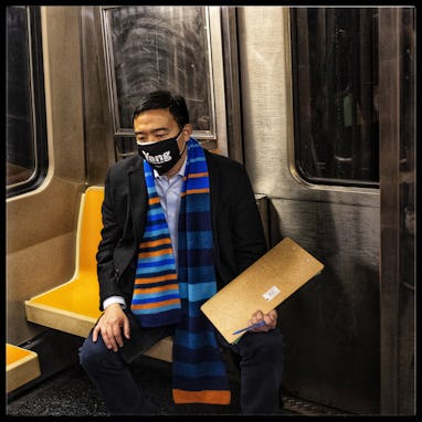 NEW YORK, NY - MARCH 3: (EDITOR'S NOTE: Image processed using a digital filter) New York City mayora...