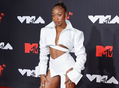 NEW YORK, NEW YORK - SEPTEMBER 12: Normani attends the 2021 MTV Video Music Awards at Barclays Cente...