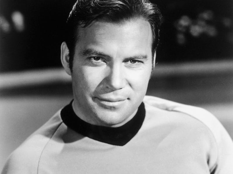 William Shatner portrays Captain James T. Kirk, captain of the starship Enterprise on the TV series ...