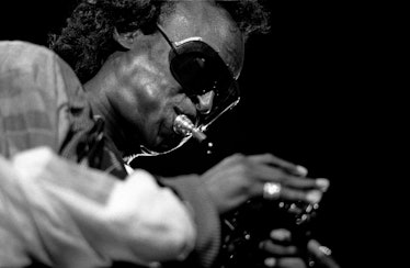 American jazz trumpet player Miles Davis performs at North Sea Jazz festival, The Hague, Netherlands...