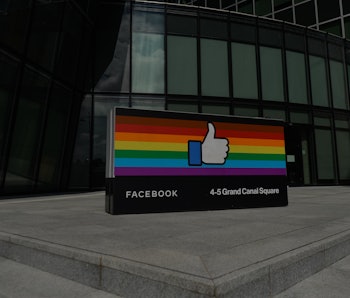 Facebook EMEA headquarters on Grand Canal Square in Dublin Docklands. 
On Thursday, 10 June 2021, in...