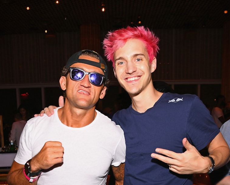 NEW YORK, NY - AUGUST 09: Casey Neistat (L) and Ninja attend After Unpacked: An Evening For The Rest...