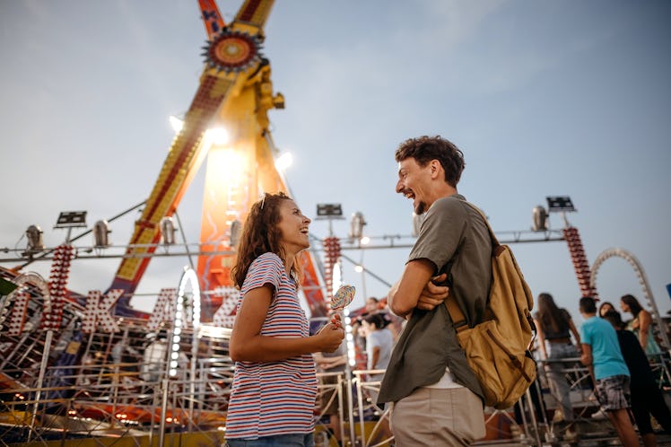 Going to a carnival is a great date idea for Aries Moons.