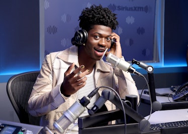 Lil Nas X visits Sirius XM studios in September, shortly before sharing details of his relationship ...