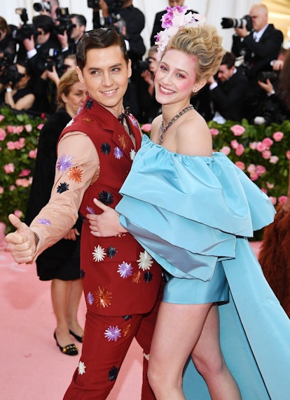 Cole Sprouse and Lili Reinhart attend the 2019 Met Gala.