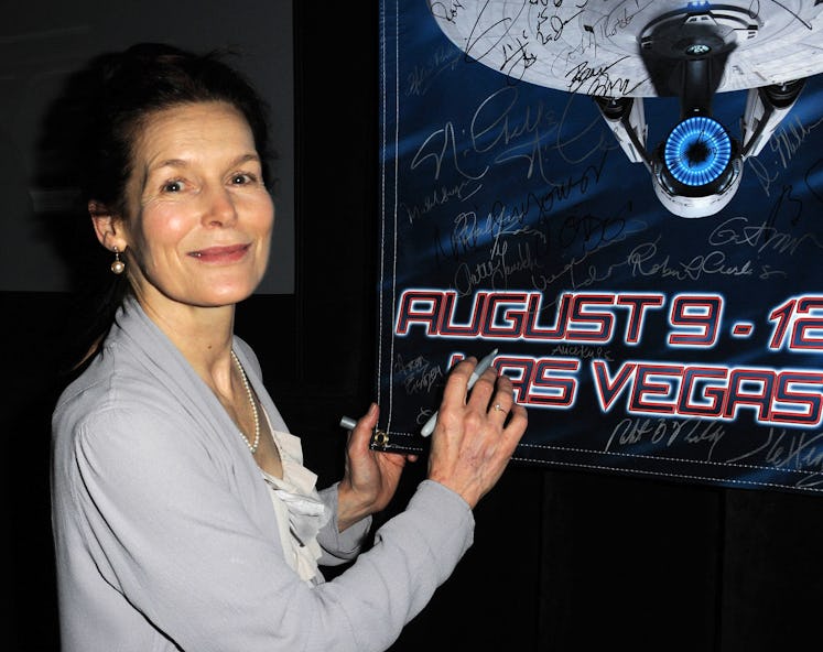 LAS VEGAS, NV - AUGUST 12:  Actress Alice Krige  participates in the 11th Annual Official Star Trek ...