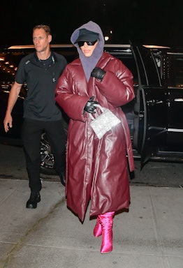 Kim Kardashian is seen walking in Midtown 