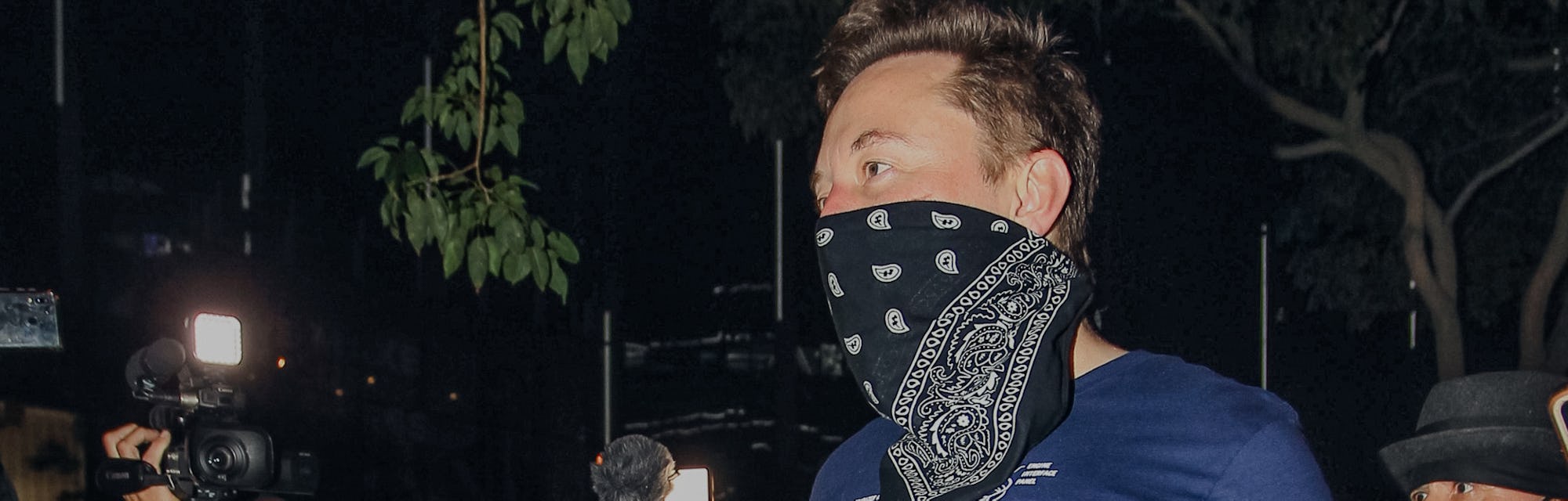 LOS ANGELES, CA - OCTOBER 23: Elon Musk is seen on October 23, 2020 in Los Angeles, California. (Ph...