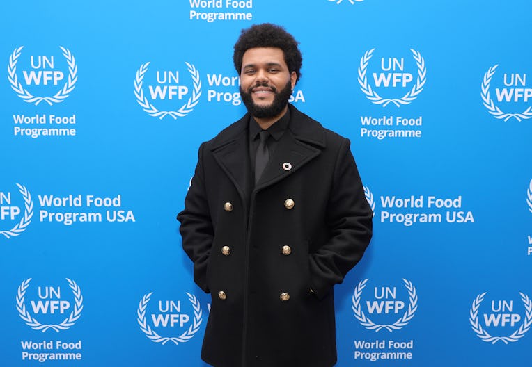 WEST HOLLYWOOD, CALIFORNIA - OCTOBER 07: The Weeknd attends the U.N. World Food Programme as it welc...