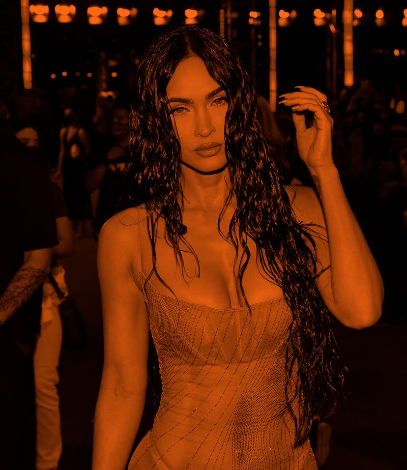 NEW YORK, NEW YORK - SEPTEMBER 12: Megan Fox attends the 2021 MTV Video Music Awards at Barclays Cen...