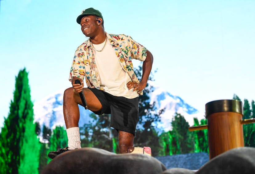 SAN FRANCISCO, CALIFORNIA - OCTOBER 29: Tyler, The Creator performs at the 2021 Outside Lands Music ...