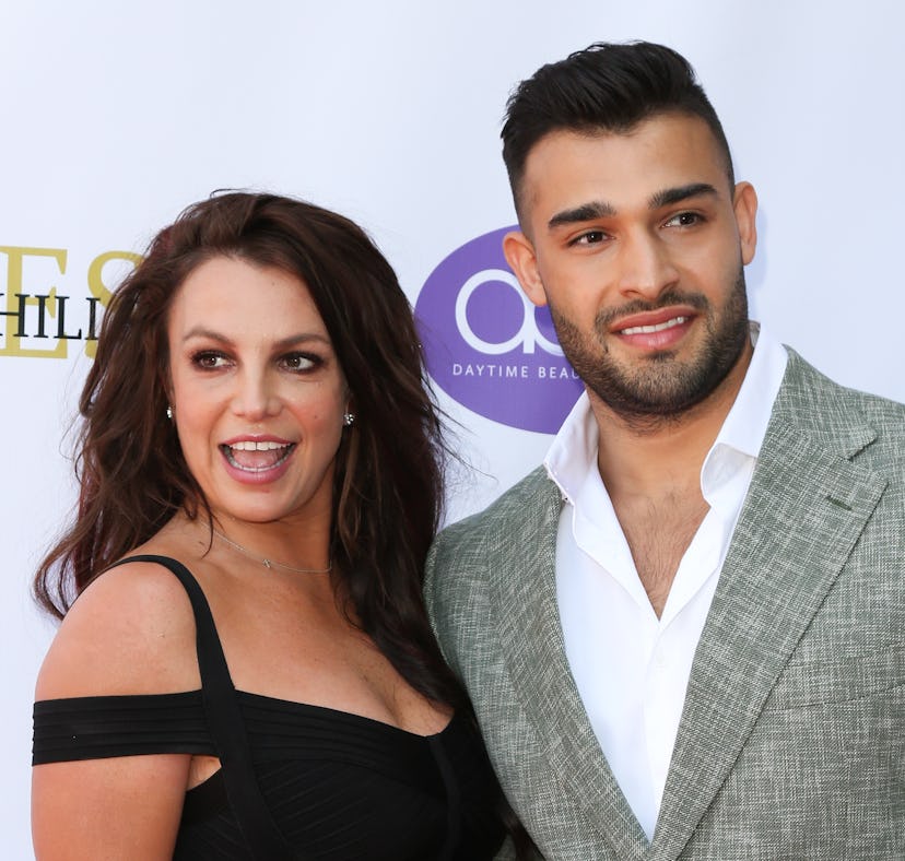 Britney Spears revealed the name of her wedding dress designer.