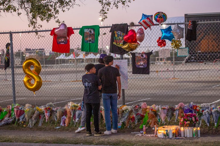 TOPSHOT - Seventeen years old local high School friends who attended the Travis Scott concert, Isaac...