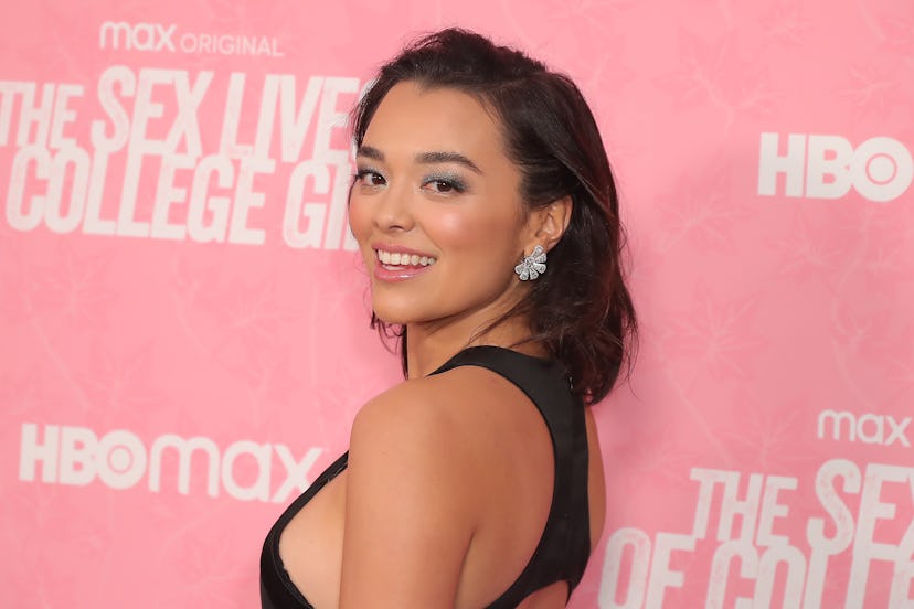 Midori Francis attends the Los Angeles Premiere Of HBO Max’s “The Sex Lives Of College Girls” at Ham…