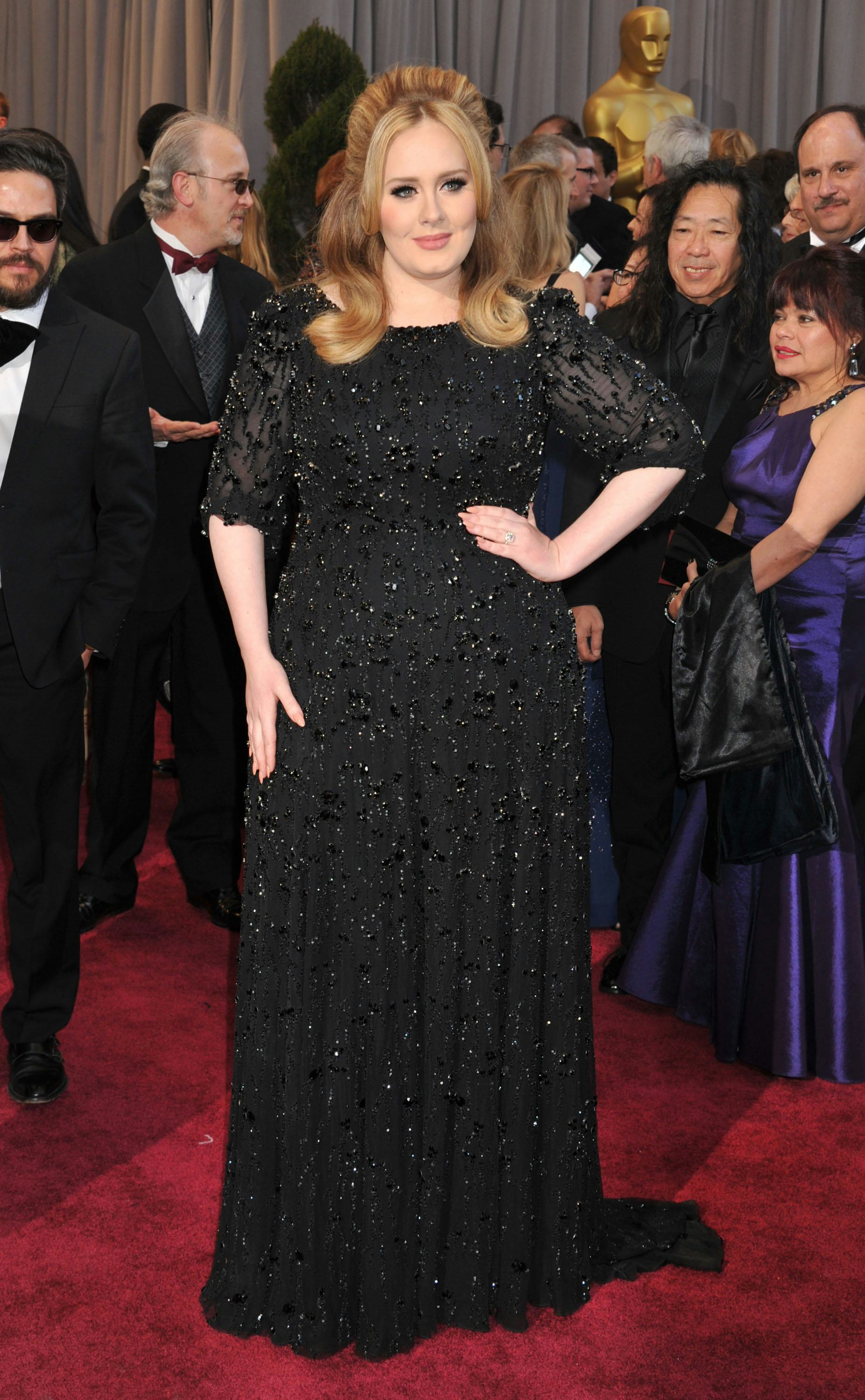 Adele red outlet carpet dresses