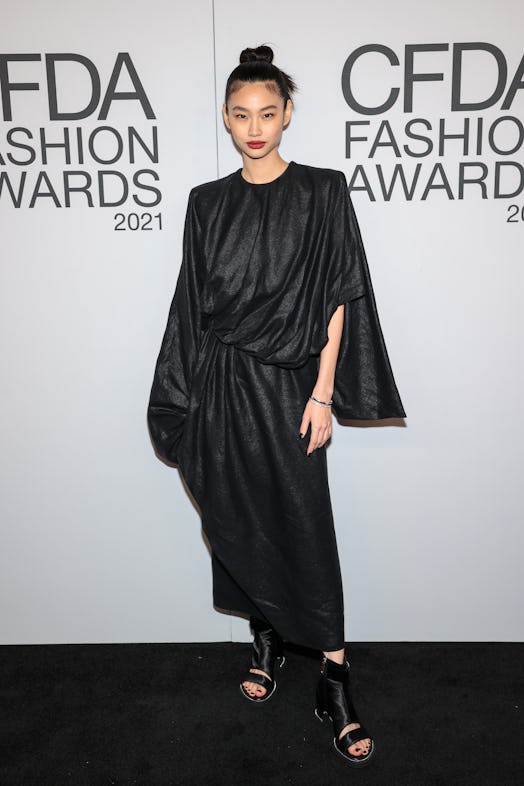 Jung Hoyeon attends the 2021 CFDA Fashion Awards 