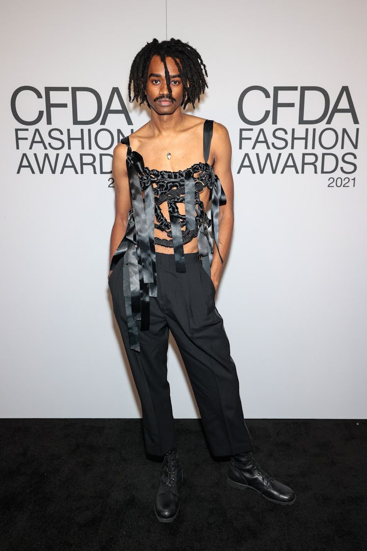 NEW YORK, NEW YORK - NOVEMBER 10: Jameel Mohammed attends the 2021 CFDA Fashion Awards at The Grill ...
